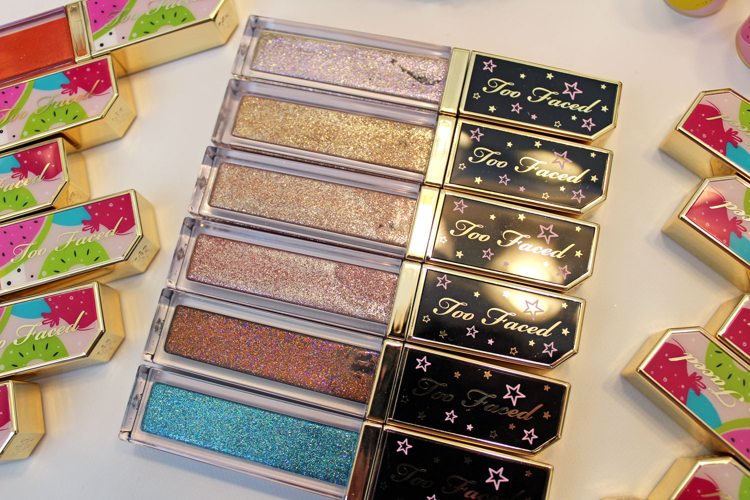 Too Faced Tutti Frutti Twinkle Twinkle Liquid Glitter Review and Swatches by My Beauty Bunny