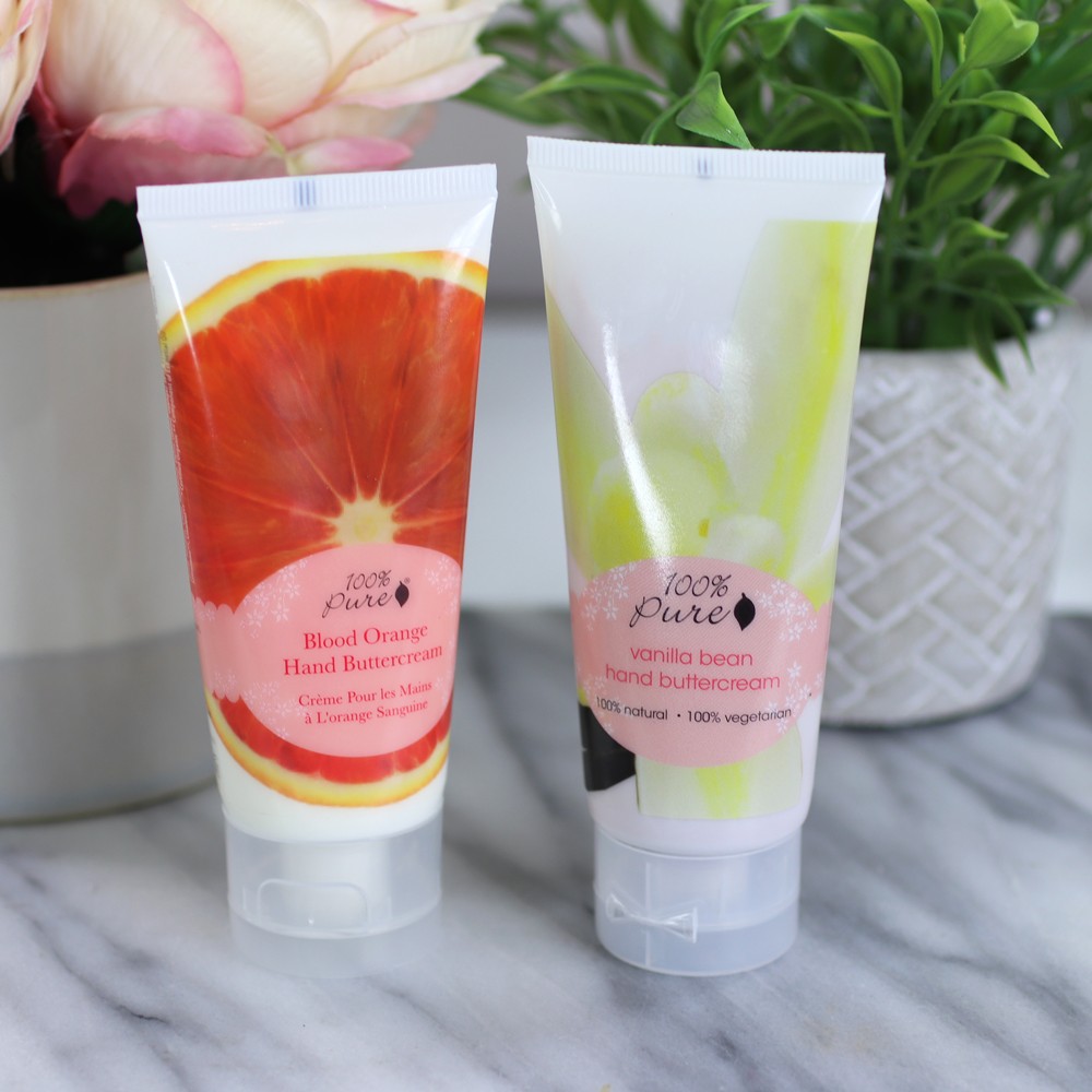 100 Percent Pure Hand Creams for Dry Skin - The Best Cruelty Free Hand Creams and Scrubs for Dry Winter Skin by LA cruelty free beauty blogger My Beauty Bunny