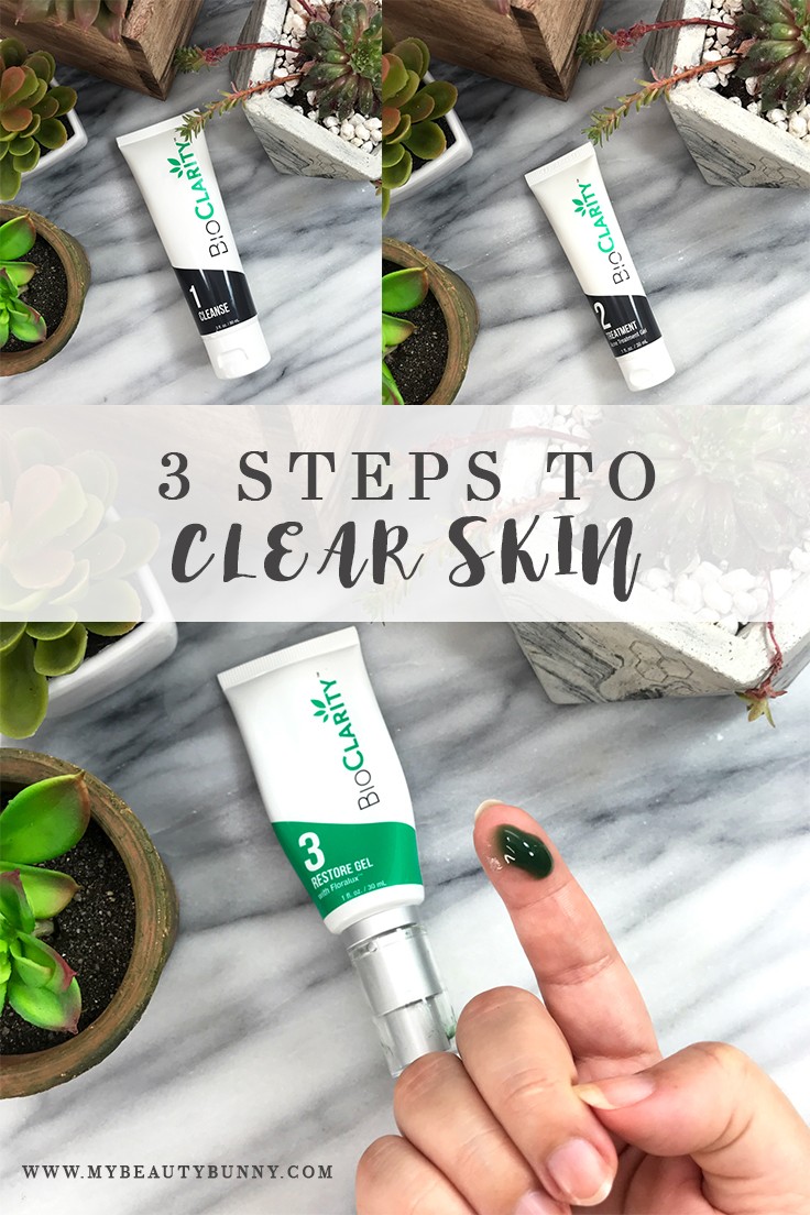 3 Steps to Clear Skin - BioClarity Acne Treatment Review
