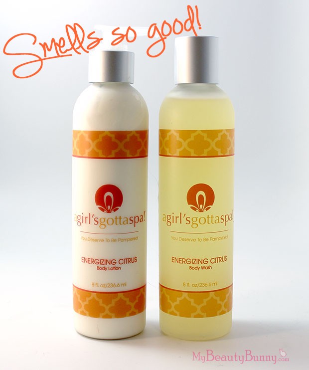 A Girls Gotta Spa Energizing Citrus Body Wash and Lotion Review