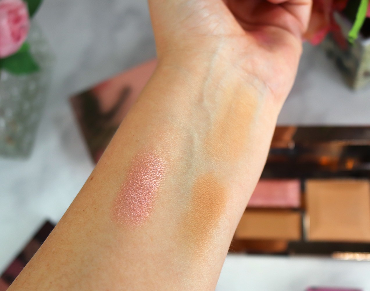 Becca Be a Light Palette - Light to Medium - Review and Swatches - New Sephora Favorites from Urban Decay, Becca and Hourglass featured by popular Los Angeles cruelty free beauty blogger, My Beauty Bunny