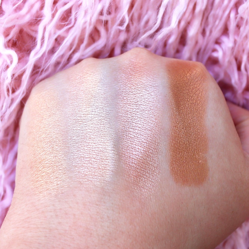 Becca Shimmering Skin Perfector Cruelty Free Highlighter Swatches by Los Angeles Blogger, My Beauty Bunny