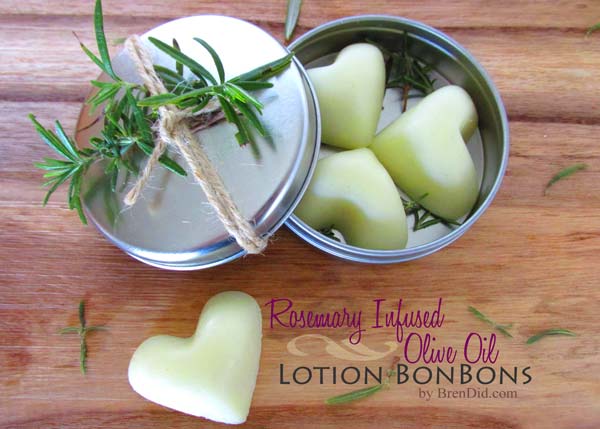 Rosemary Infused Lotion Bars - DIY Homemade Lotion and Massage Bar Recipes featured by popular Los Angeles cruelty free beauty blogger, My Beauty Bunny