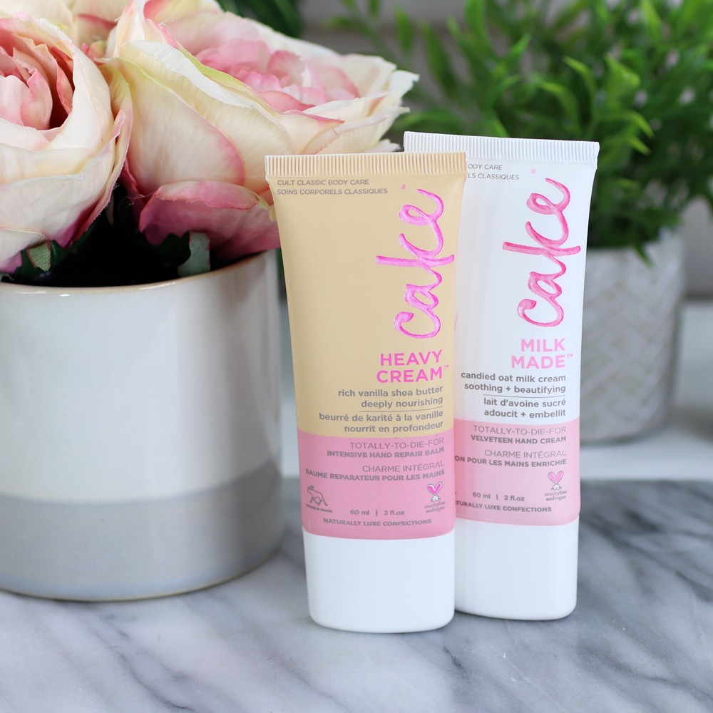 Cake Beauty vegan and cruelty free hand creams for dry winter skin - The Best Cruelty Free Hand Creams and Scrubs for Dry Winter Skin by LA cruelty free beauty blogger My Beauty Bunny