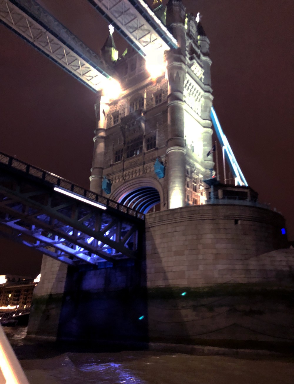 View of London Bridge from City Cruises River Boat Tour