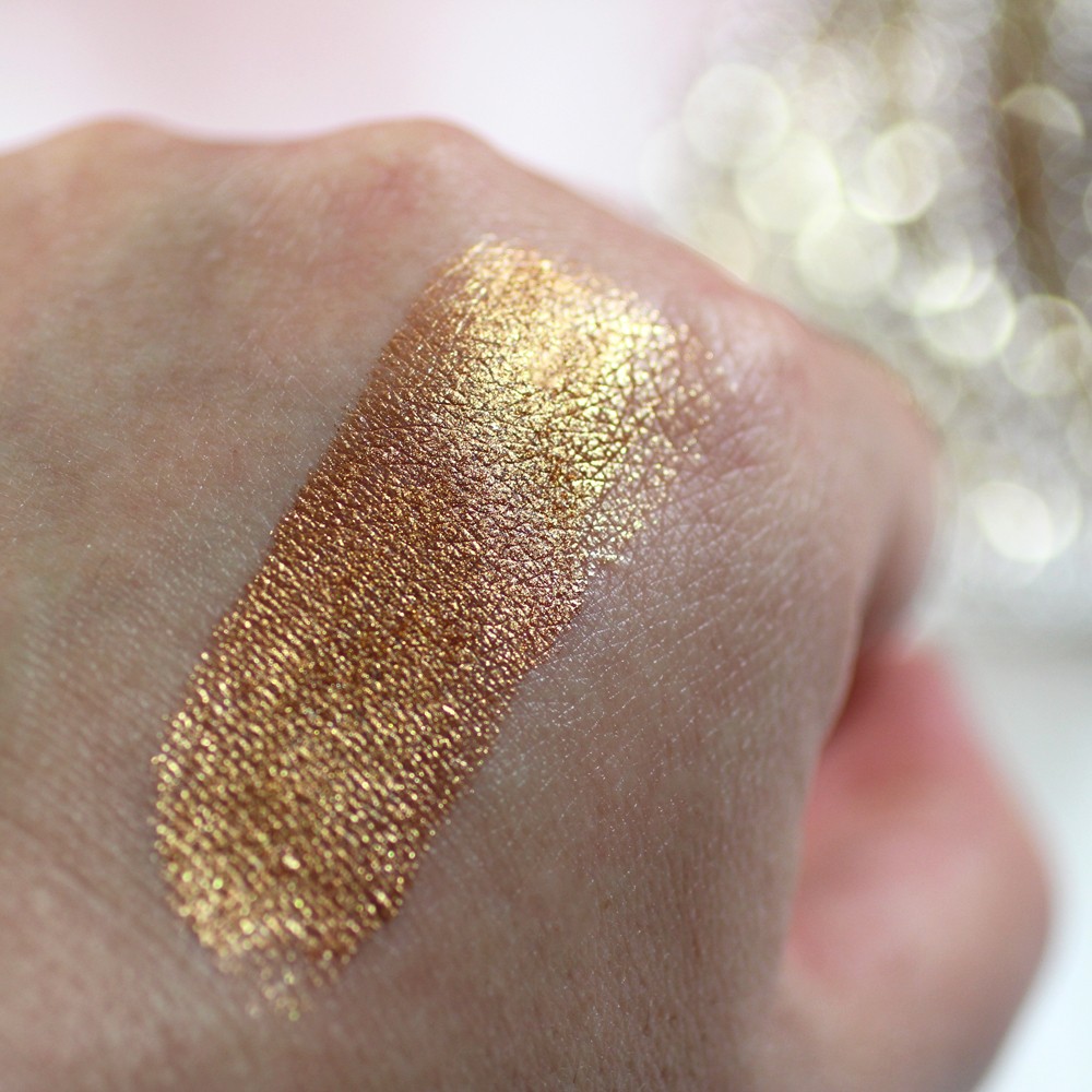 Cruelty Free Dome Cosmetics Eye Jewels 24K Gold Swatch from Navago