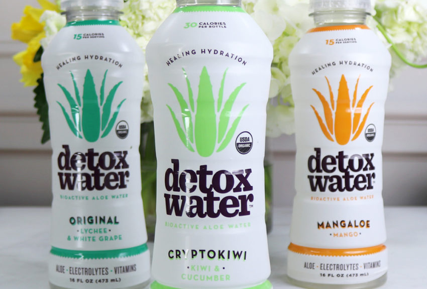 Detox Water Aloe Drink Review by Popular Los Angeles Health Blogger My Beauty Bunny