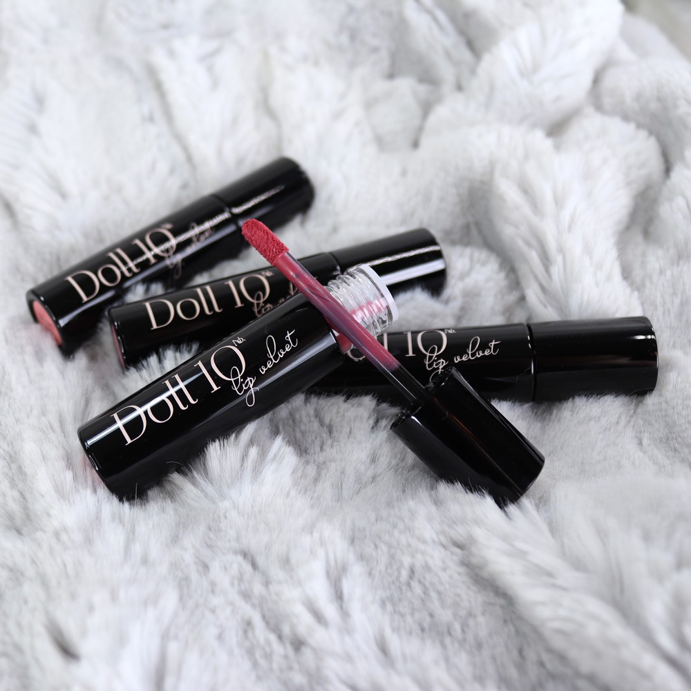 Doll 10 Lip Velvet lipstick - Cruelty Free Favorites for March by popular Los Angeles cruelty free beauty blogger My Beauty Bunny