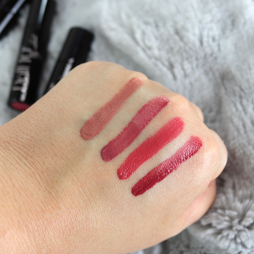 Doll 10 Lip Velvet Swatches and Review - Cruelty Free Favorites for March by popular Los Angeles cruelty free beauty blogger My Beauty Bunny