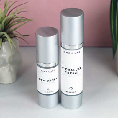 Emme Diane Dew Drops and Hydraluxe Cream - perfect for dry skin with acne