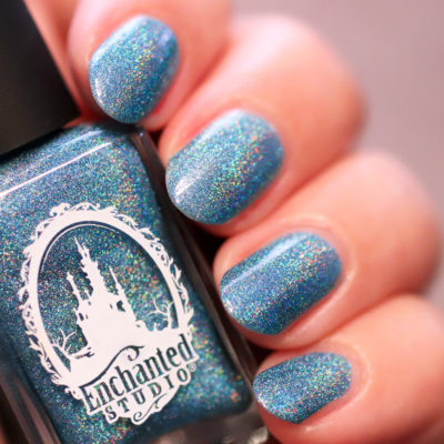 Enchanted Studio Vegan Nail Polish - Surf Bunny - Enchanted Studio Magical Vegan Nail Polish featured by popular Los Angeles cruelty free beauty blogger, My Beauty Bunny