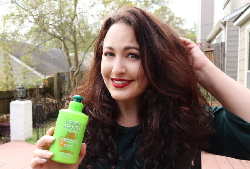Garnier cruelty free and vegan Sleek and Shine hair products review