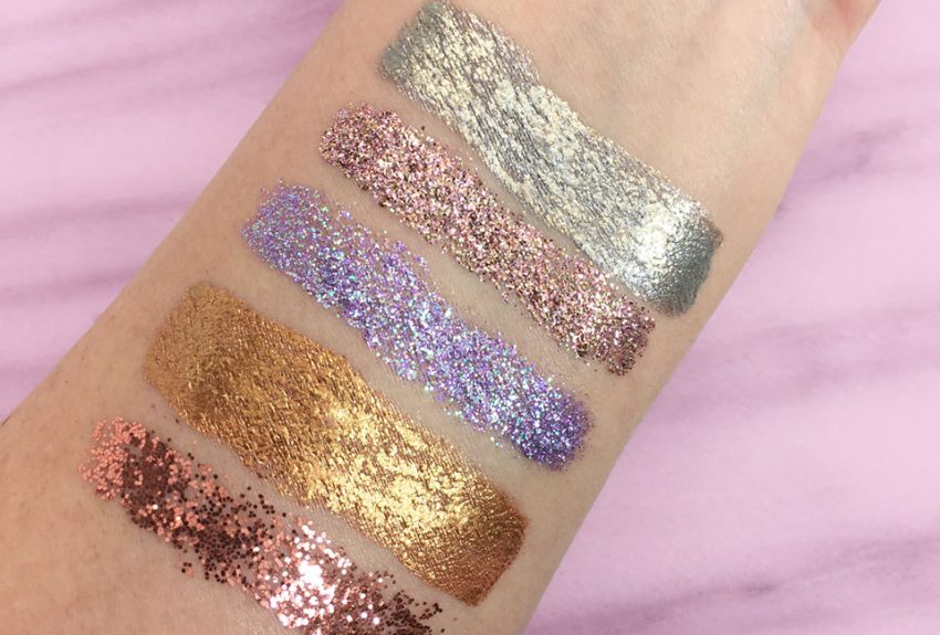 Lit Cosmetics Glitter Swatches