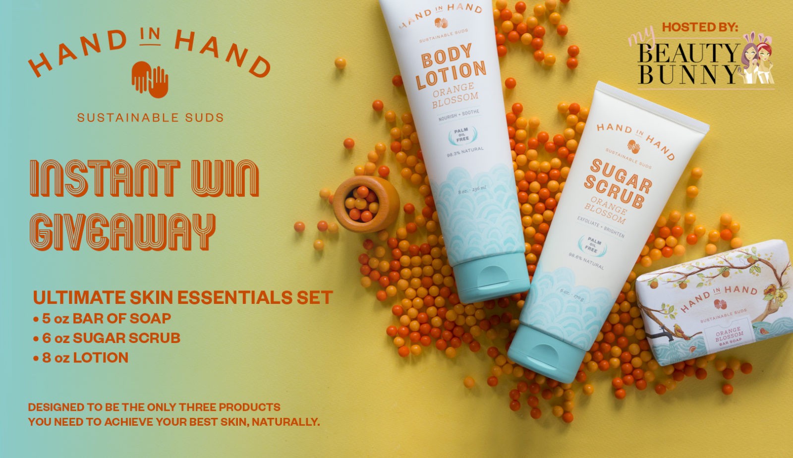 Hand in Hand -Instant Win Giveaway