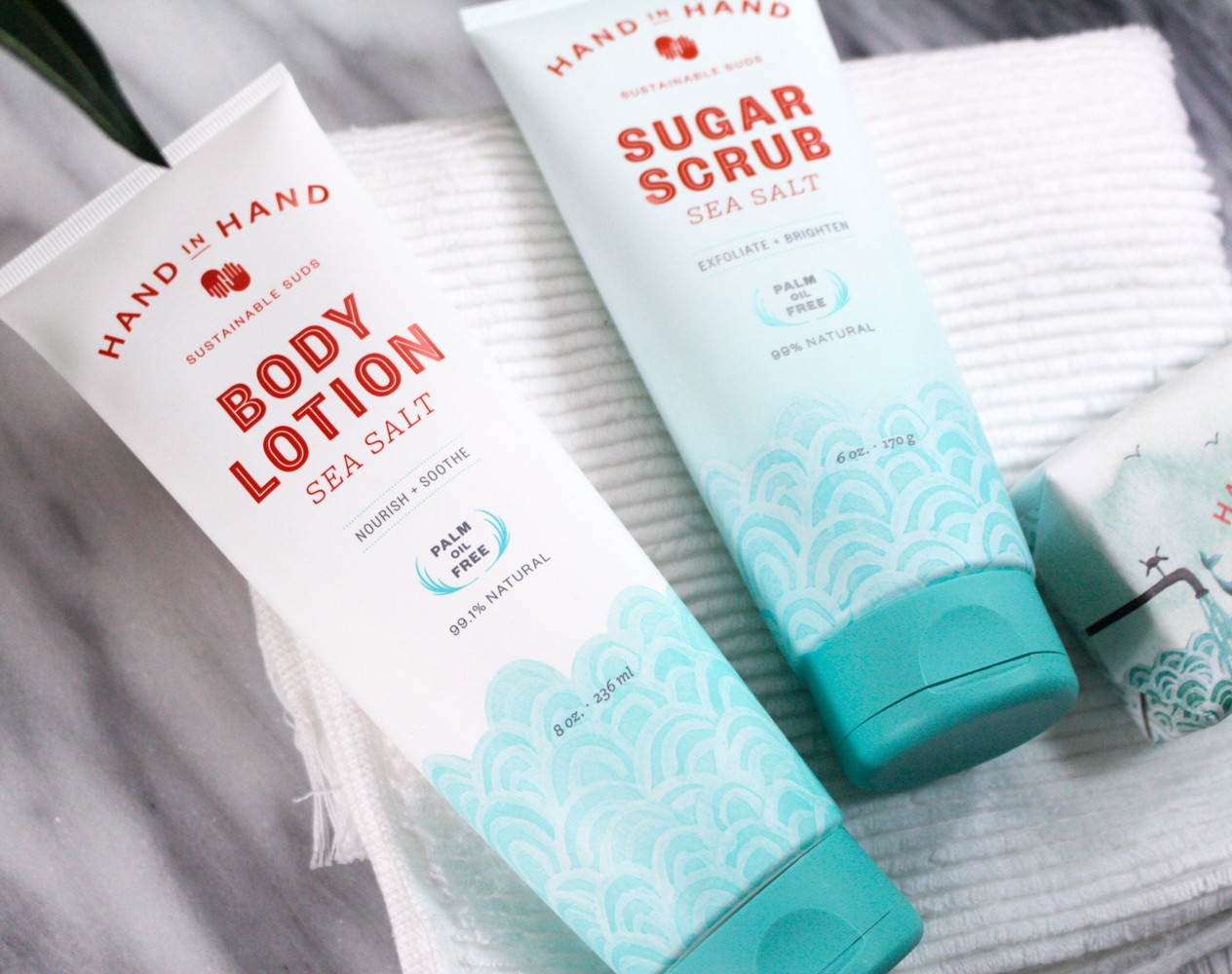 Hand in Hand Sea Salt Scrub and Lotion