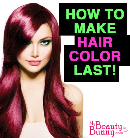 How to make your hair color last longer