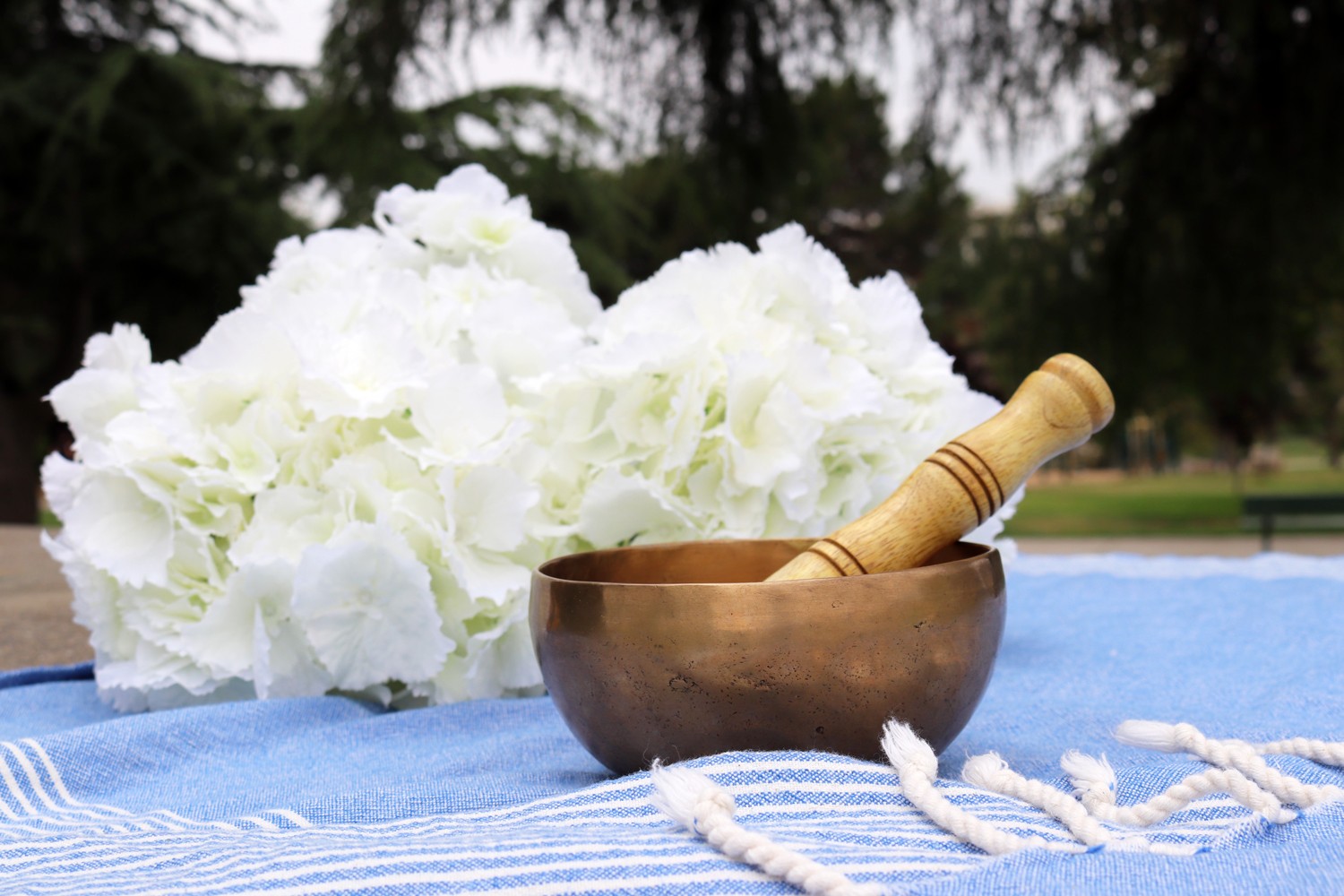 Nearly Natural Hydrangea Silk Flowers - Nearly Natural Flowers for People Without Green Thumbs featured by popular Los Angeles lifestyle blogger, My Beauty Bunny