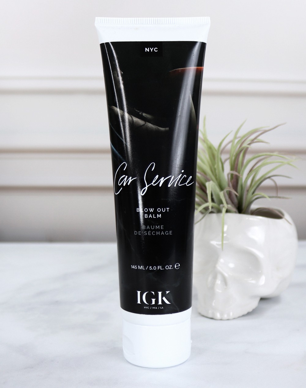 IGK Car Service Blow Out Balm Review - IGK Cruelty Free Hair Product Hits and Misses by popular Los Angeles cruelty free beauty blogger My Beauty Bunny
