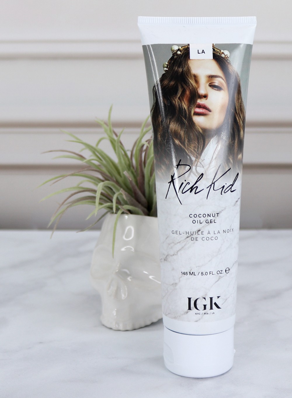 IGK Rich Kid Coconut Oil Gel Review - IGK Cruelty Free Hair Product Hits and Misses by popular Los Angeles cruelty free beauty blogger My Beauty Bunny