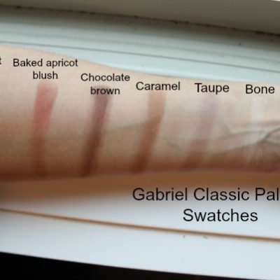 Gabrel Cosmetics Palette Swatches