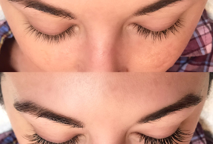 Cruelty Free Lash Extensions - Before and After