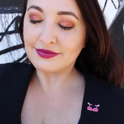 Too Faced Peaches and Cream lipstick and eyeshadow palette