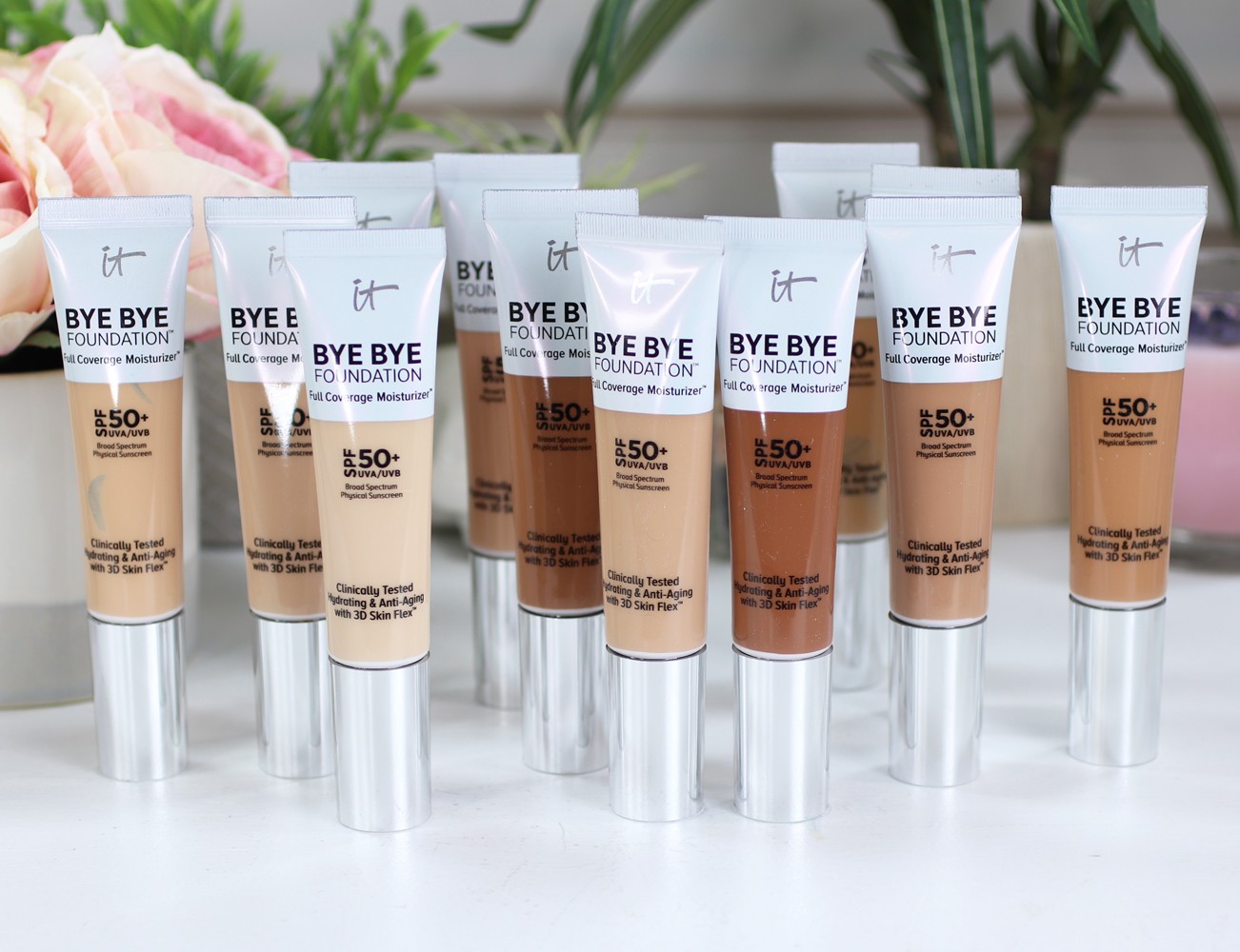 It Cosmetics Bye Bye Foundation Review and Swatches - Best Cruelty Free Sunscreen for Your Face by popular Los Angeles cruelty free beauty blogger My Beauty Bunny