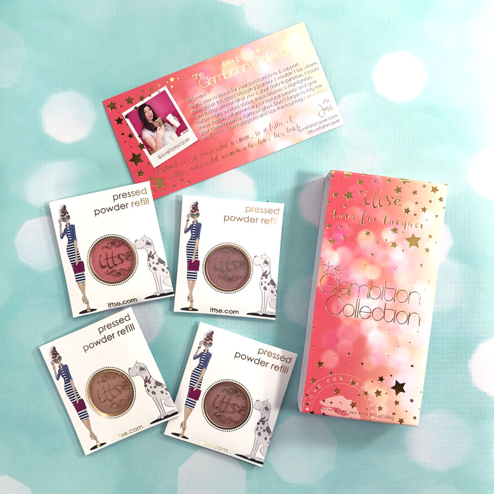 Ittse x Love for Lacquer Glambition Collection Highlighter and Blush Palette