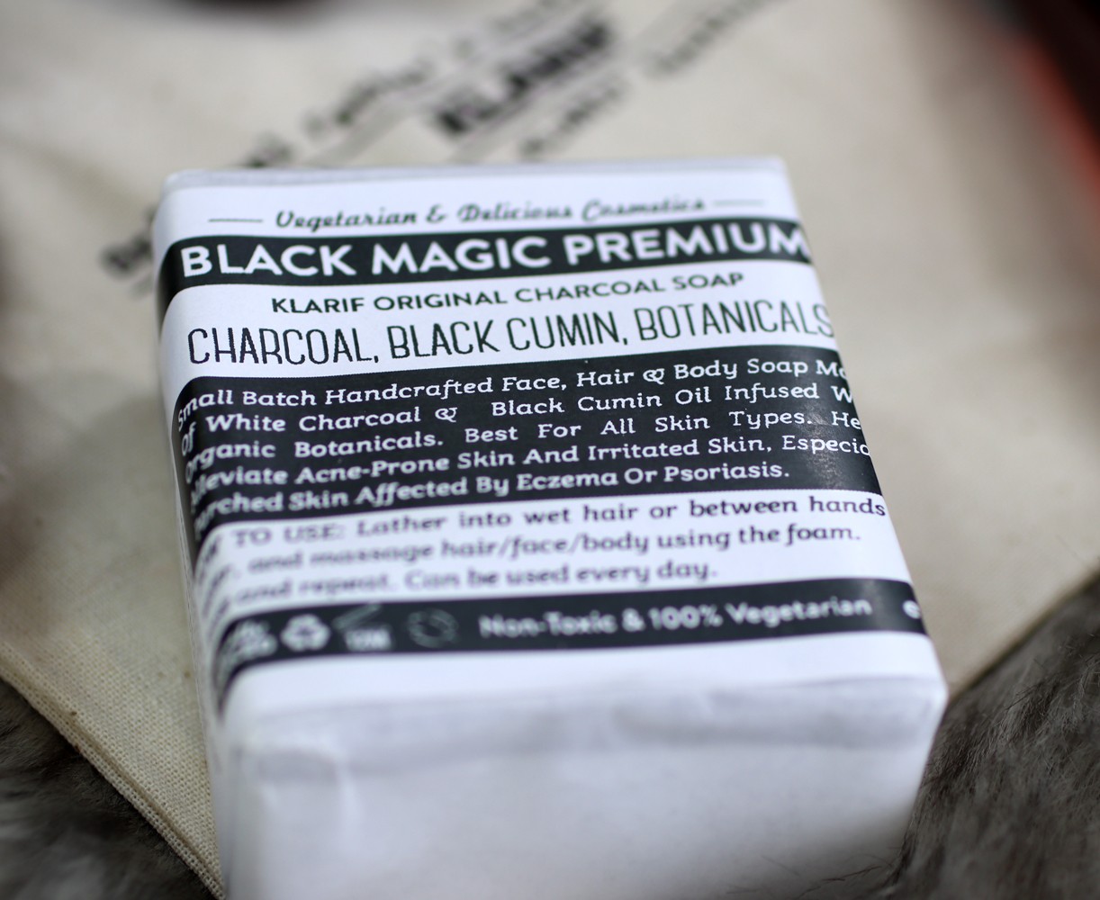 Klarif Black Magic Soap - Klarif beauty products by popular Los Angeles cruelty free beauty blogger My Beauty Bunny