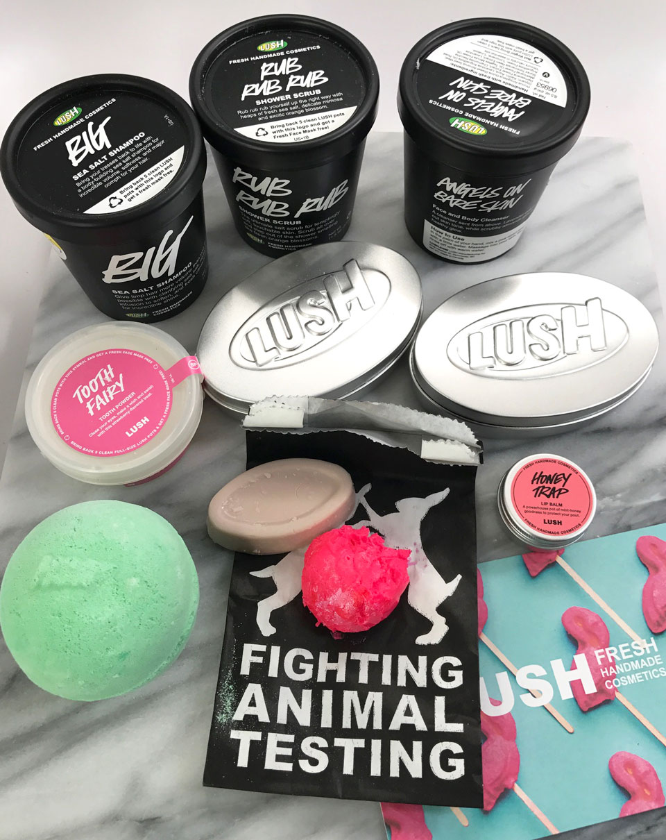 LUSH self-preserving products