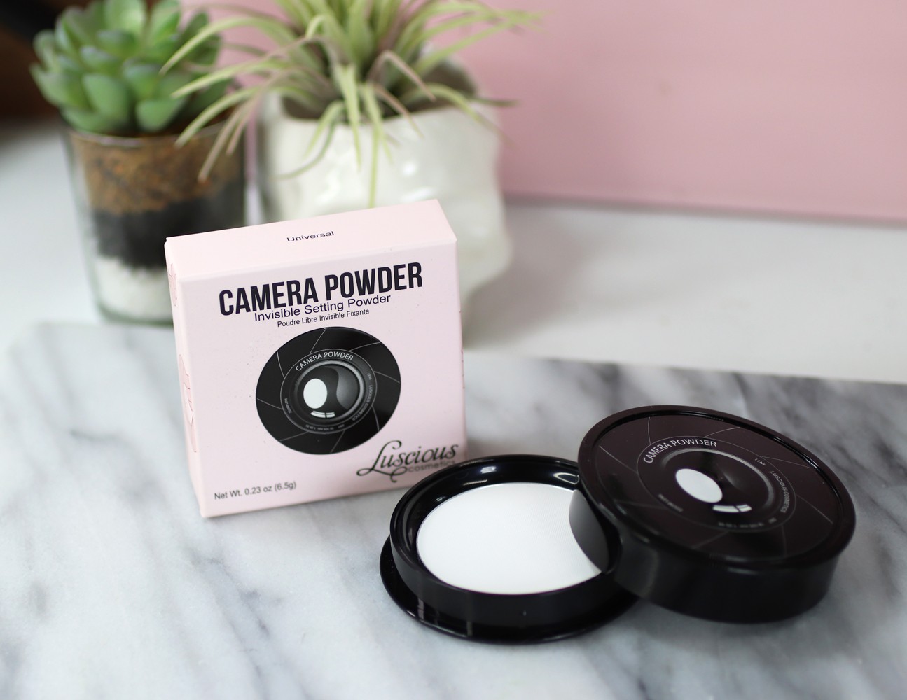 Luscious Cosmetics Camera Powder - Luscious Cosmetics Review and Try On by popular LA cruelty free beauty blogger My Beauty Bunny