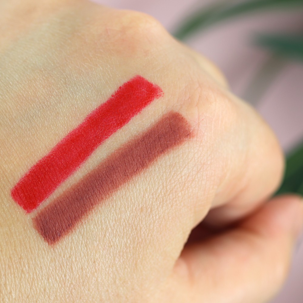Luscious Cosmetics Pout Maker Lip Contour Crayon Swatches - Luscious Cosmetics Review and Try On by popular LA cruelty free beauty blogger My Beauty Bunny