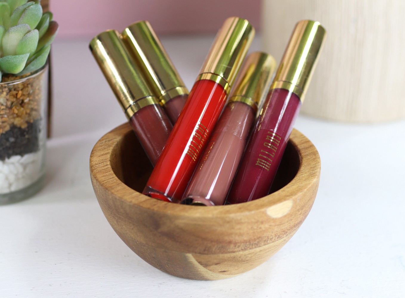 Milani Amore Shine Liquid Lipstick by cruelty free beauty blogger My Beauty Blogger