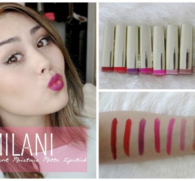milani moisture matte collection swatches my beauty bunny