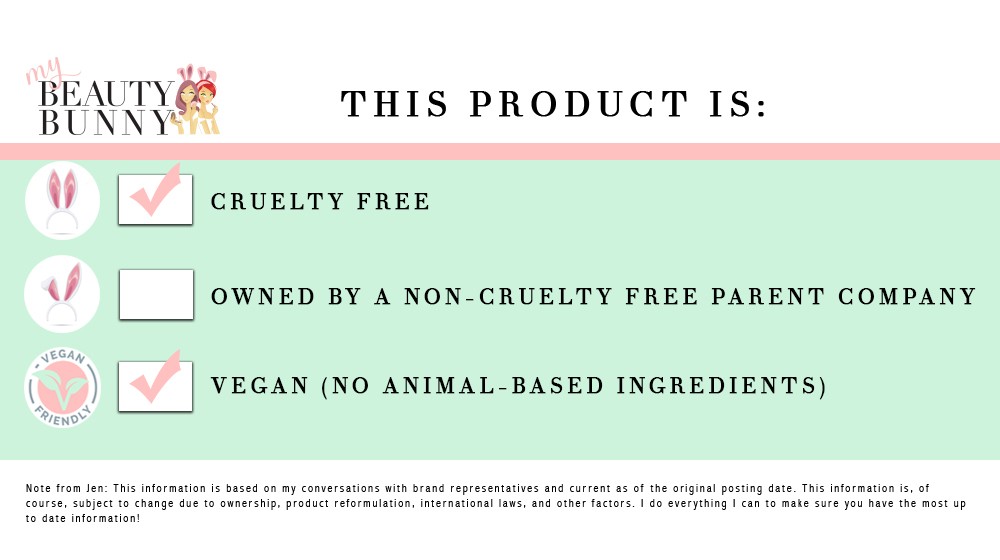 Vegan and cruelty free