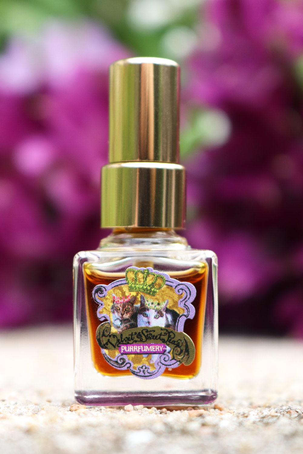 Pangolin Violette Rose cruelty free perfume by Velvet and Sweet Pea's Purrfumery
