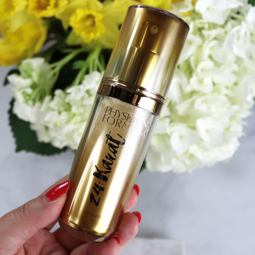 New 24 Karat Serum from Physicians Formula - Review by Los Angeles Cruelty Free Beauty Blogger My Beauty Bunny