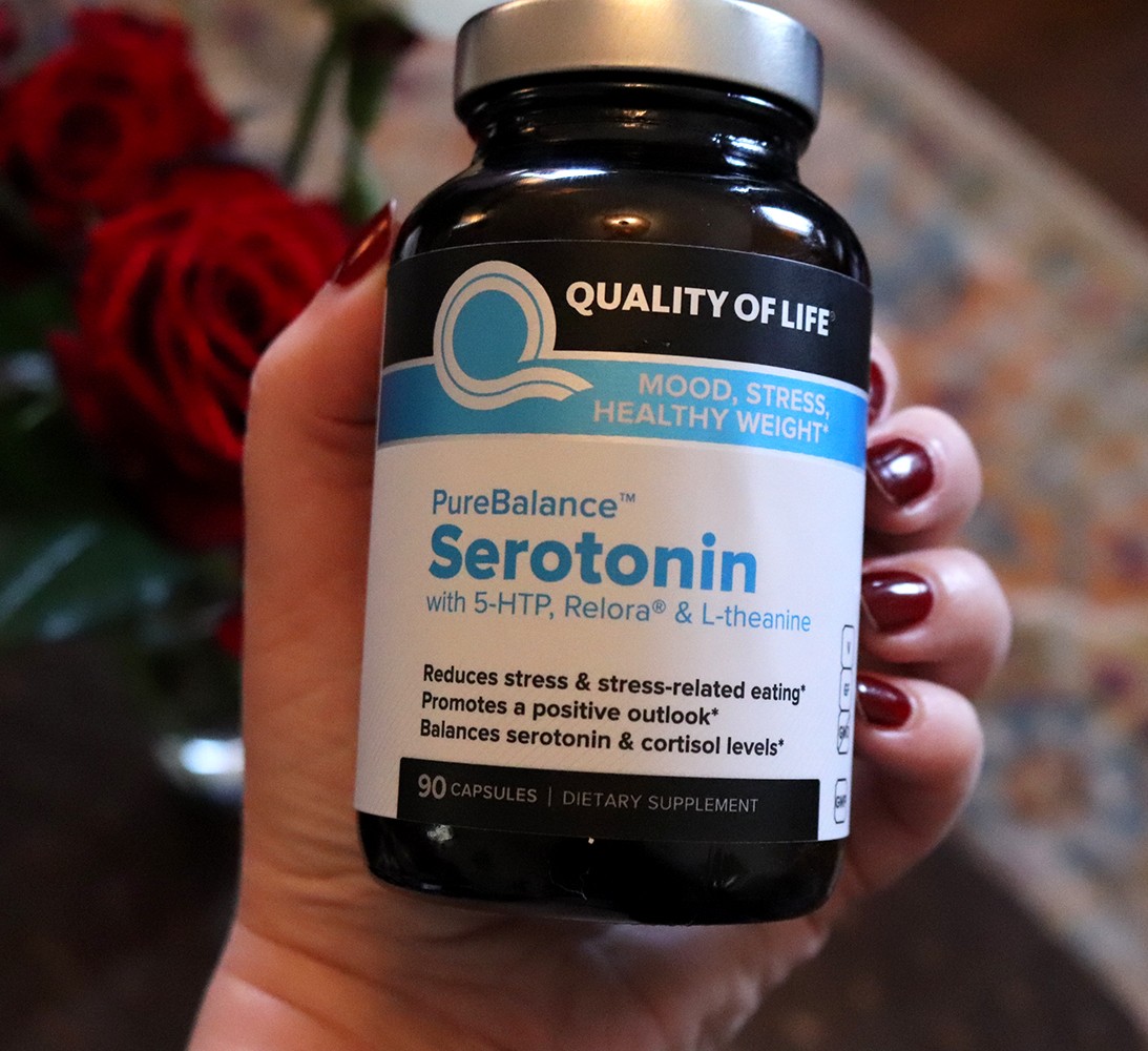 Supplement for Anxiety Stress and Mood - Pure Balance Serotonin by Quality of Life
