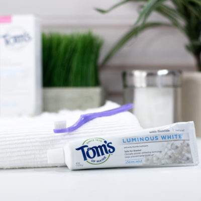 Toms of Maine Luminous White cruelty free whitening toothpaste