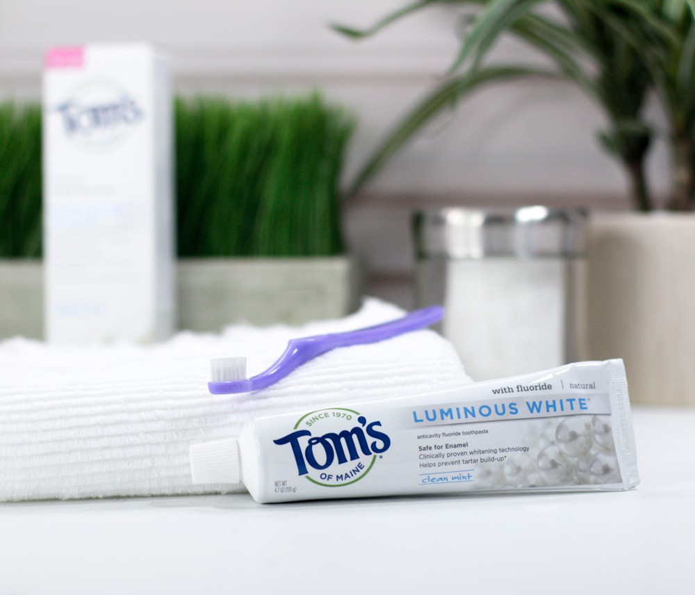 Toms of Maine Luminous White cruelty free whitening toothpaste