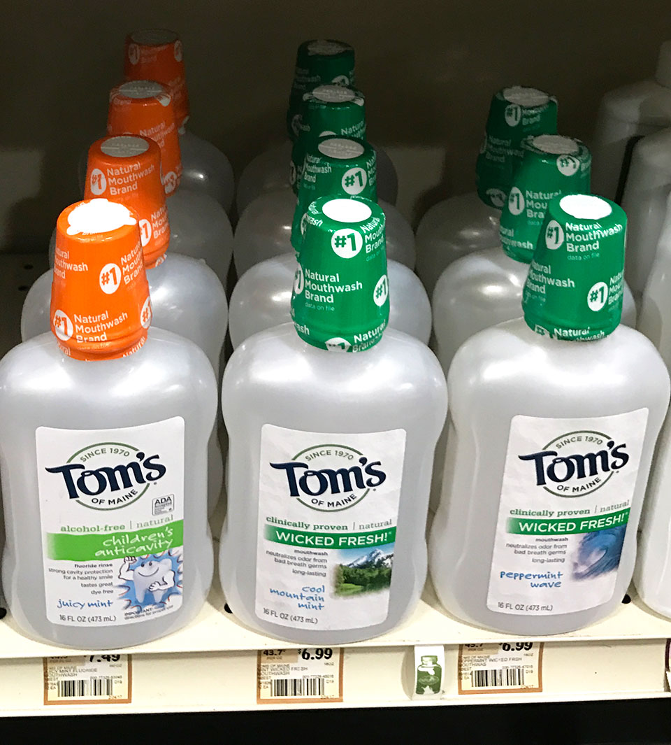 Toms of Maine mouthwash at Sprouts