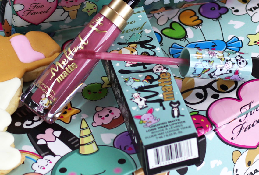 Too Faced Melted Clover Lipstick - Too Faced Melted Clover Liquid Matte Lipstick review by popular Los Angeles cruelty free beauty blogger My Beauty Bunny