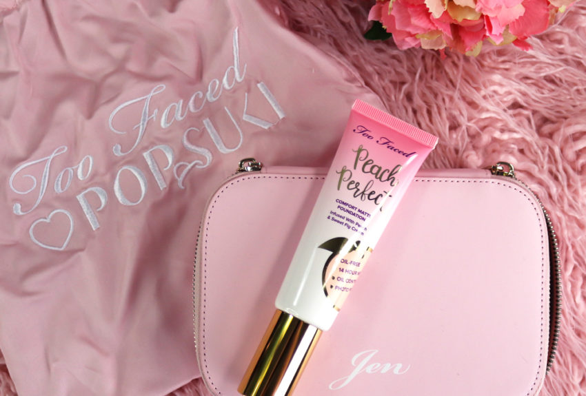 Too Faced Peach Perfect Comfort Matte Foundation Giveaway