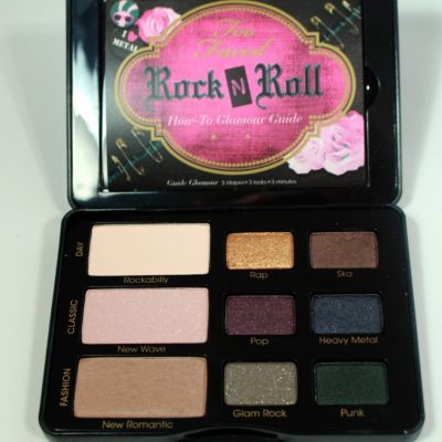 Too Faced Rock In Roll Palette Open