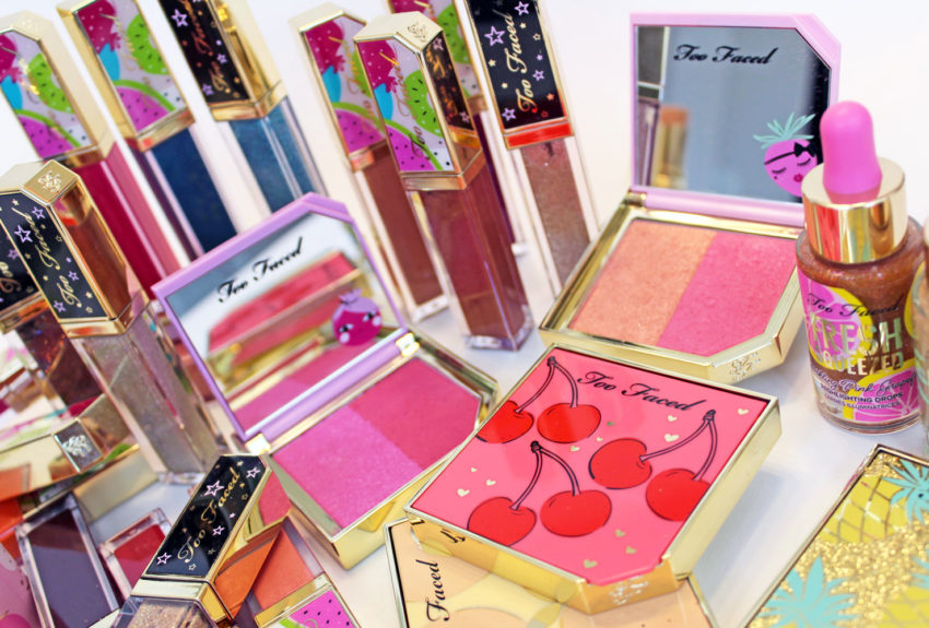 Too Faced Tutti Frutti collection review and swatches by cruelty free beauty blog My Beauty Bunny