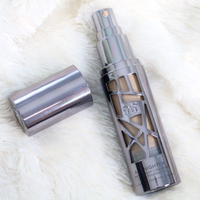 Urban Decay All Nighter Foundation Review by popular LA cruelty free beauty blogger My Beauty Bunny