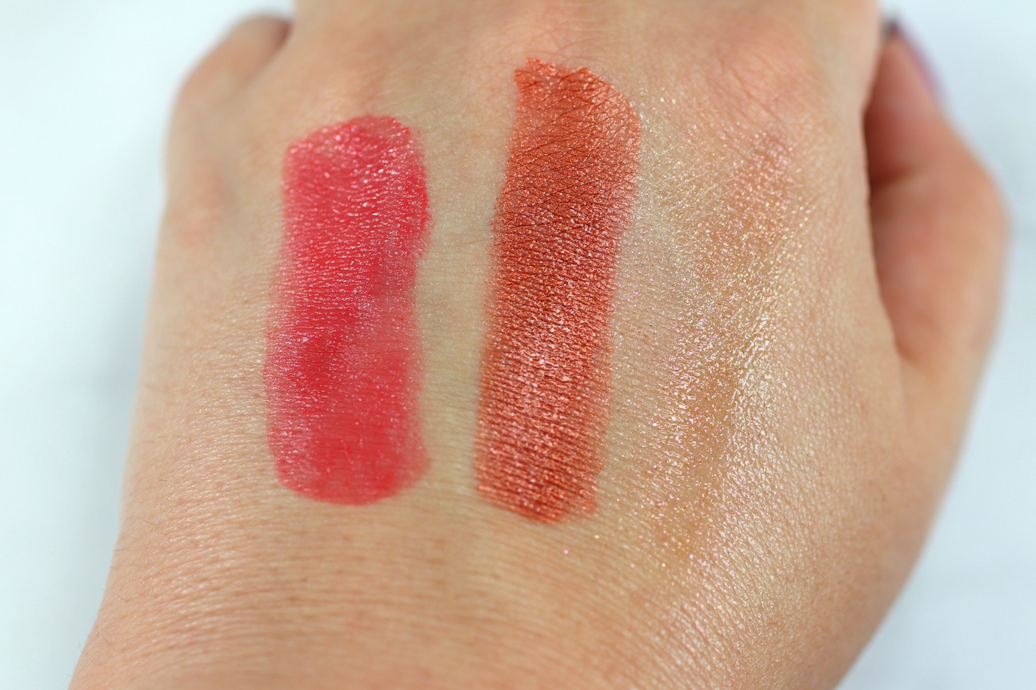 Urban Decay Beached Lipstick Swatches - Which Metallic Lipsticks Do You Like featured by popular Los Angeles cruelty free beauty blogger My Beauty Bunny