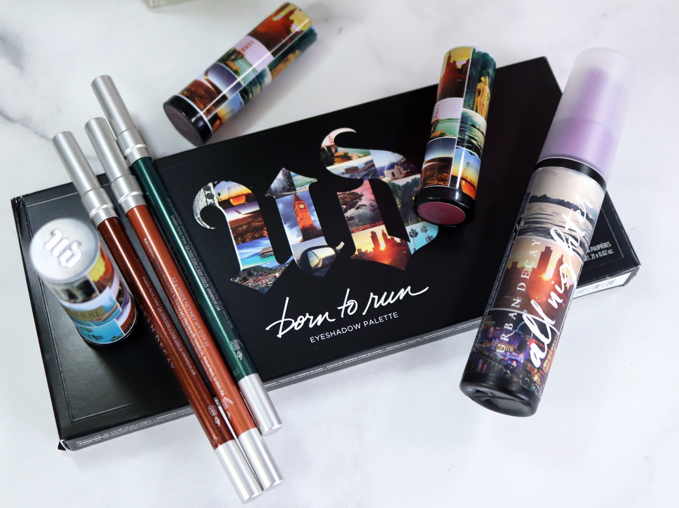 Urban Decay Born to Run Collection Swatches and Review featured by popular Los Angeles cruelty free beauty blogger My Beauty Bunny