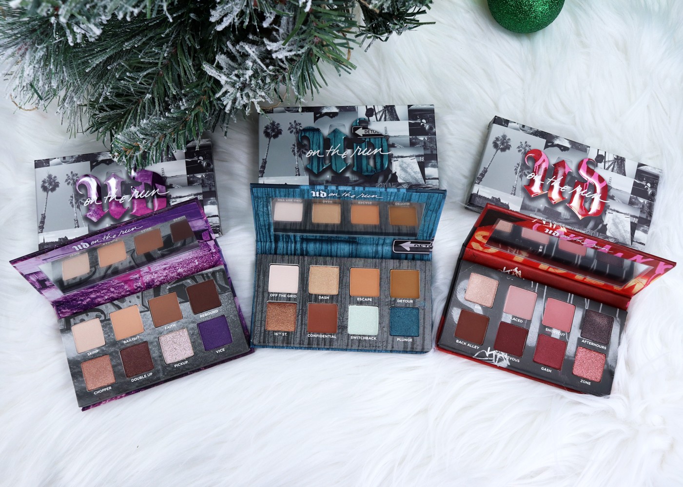 Urban Decay On The Run Eyeshadow Palettes Review 