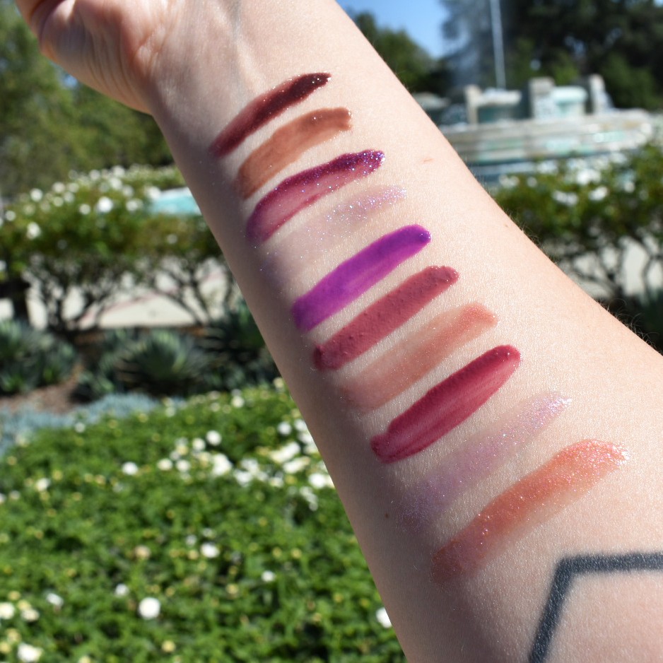 Urban Decay Hi Fi Shine Lip Gloss Swatches